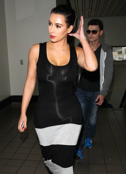 Kim Kardashian big boobs Paparazzi