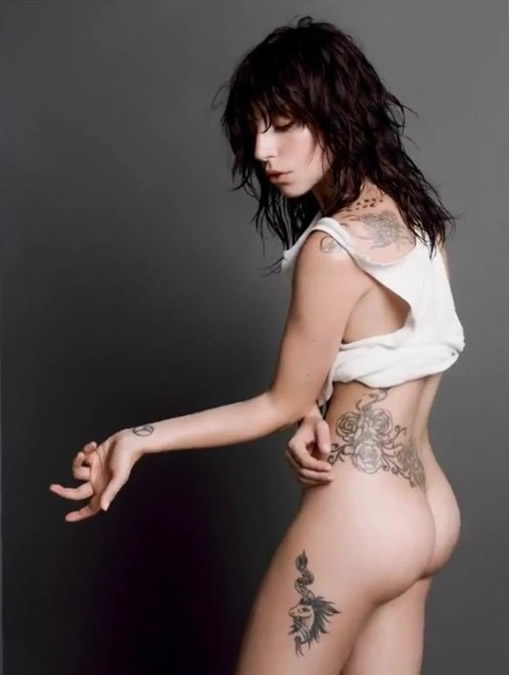 Lady Gaga Nude for V Magazine sexy ass
