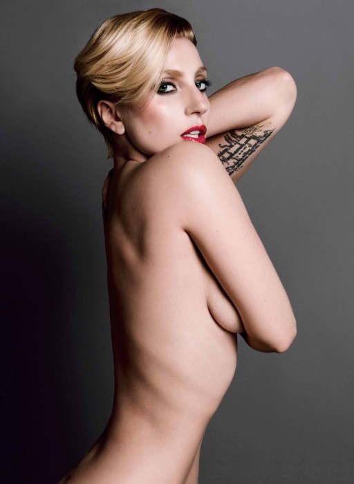 Lady Gaga naked