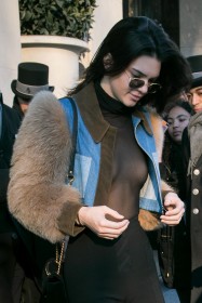 Kendall Jenner Sighting In Paris - January 21th, 2017