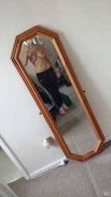 Lacey Banghard Topless Selfie 2017