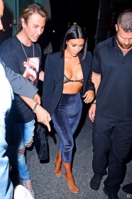 Sexy Kim Kardashian Cleavage
