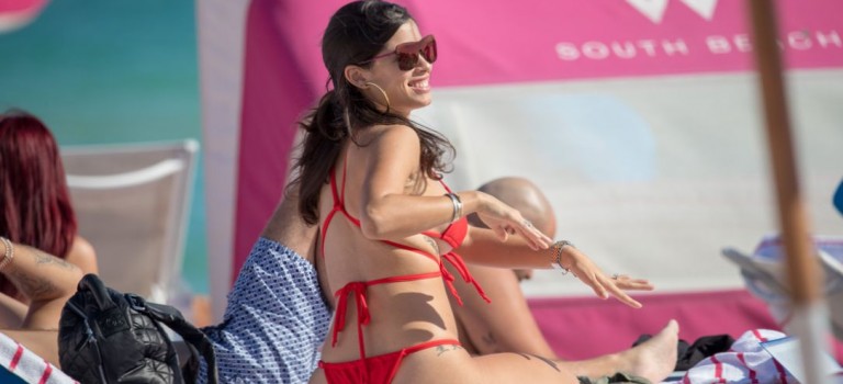 Alexandra Rodriguez Bikini Candids (10 Photos)