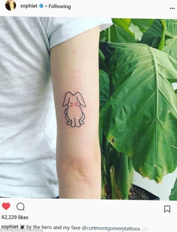 Sophie Turner Tattoo